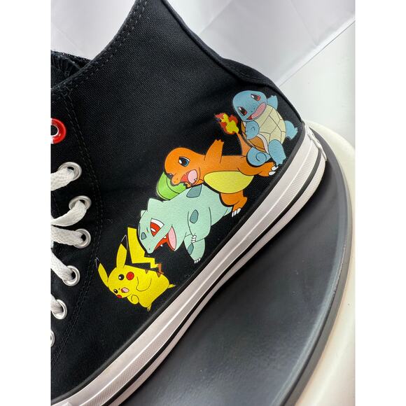 Converse x Pokémon First Partners Chuck Taylor All Star Mens 10 Womens 12 Shoes - Picture 2 of 13
